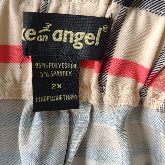 Like An Angel Plaid Hi Waist Belt Preppy Pants - Picture 4 of 6